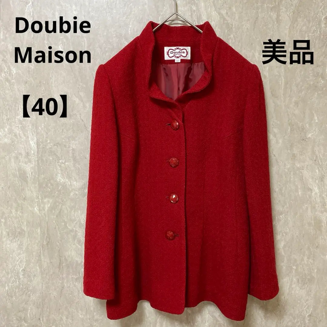 Bubbly coat Stylish coat [L] Madam Good condition Retro Stylish Luxury