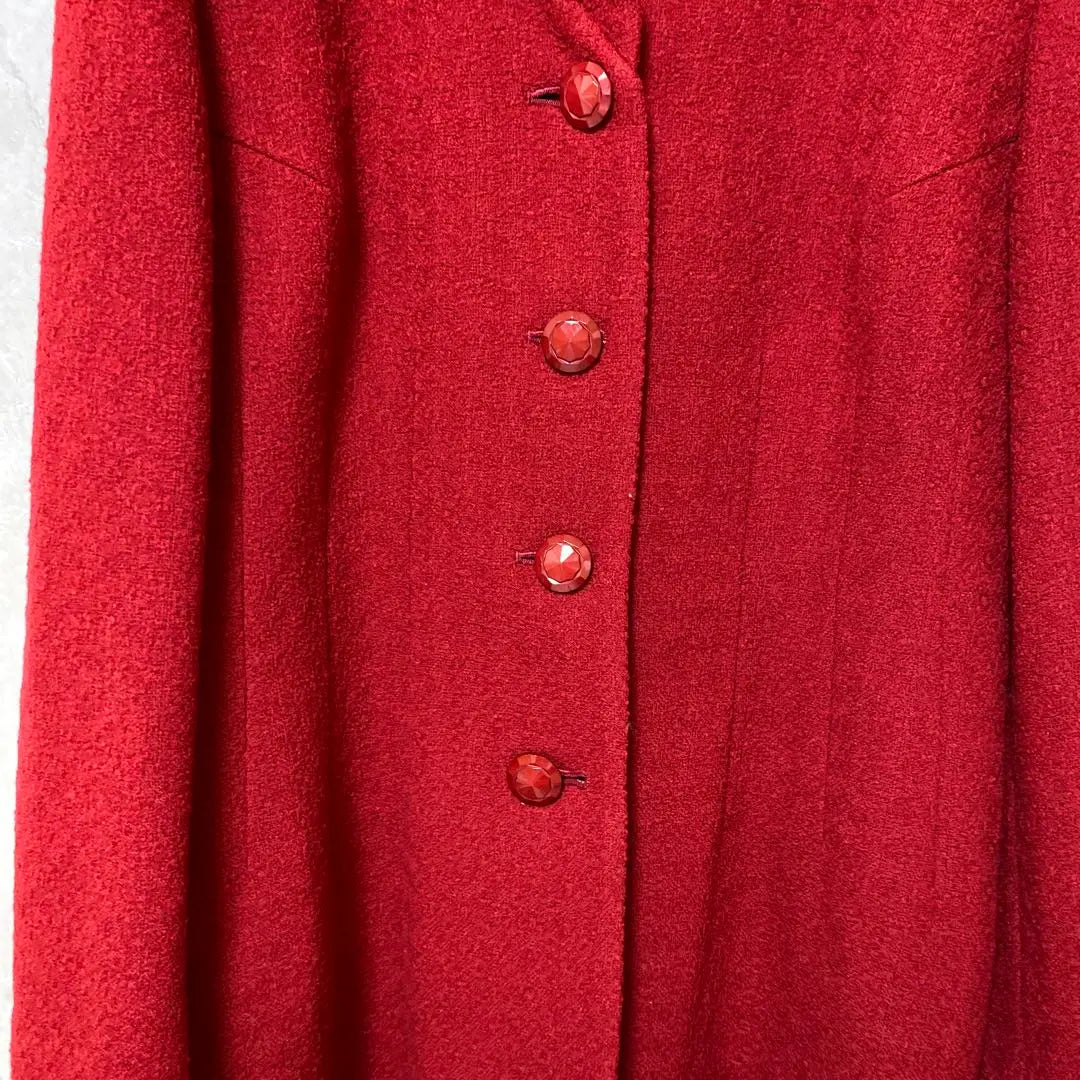 Bubbly coat Stylish coat [L] Madam Good condition Retro Stylish Luxury