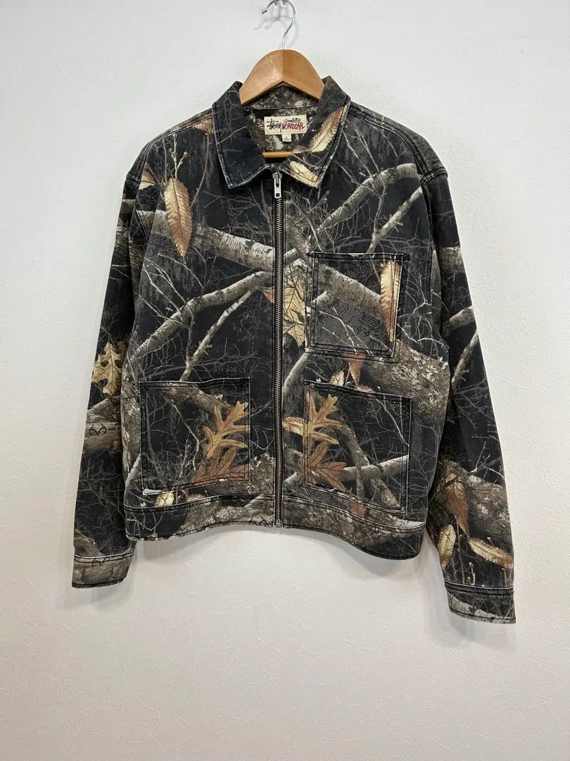 ★ Stussy Steese Real Tree Camouflage Work Denim Jacket | ★ STUSSY ステューシー　リアルツリー　カモフラ　ワークデニム　ジャケット