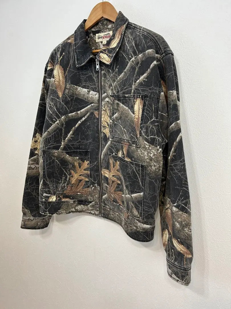 ★ Stussy Steese Real Tree Camouflage Work Denim Jacket | ★ STUSSY ステューシー　リアルツリー　カモフラ　ワークデニム　ジャケット