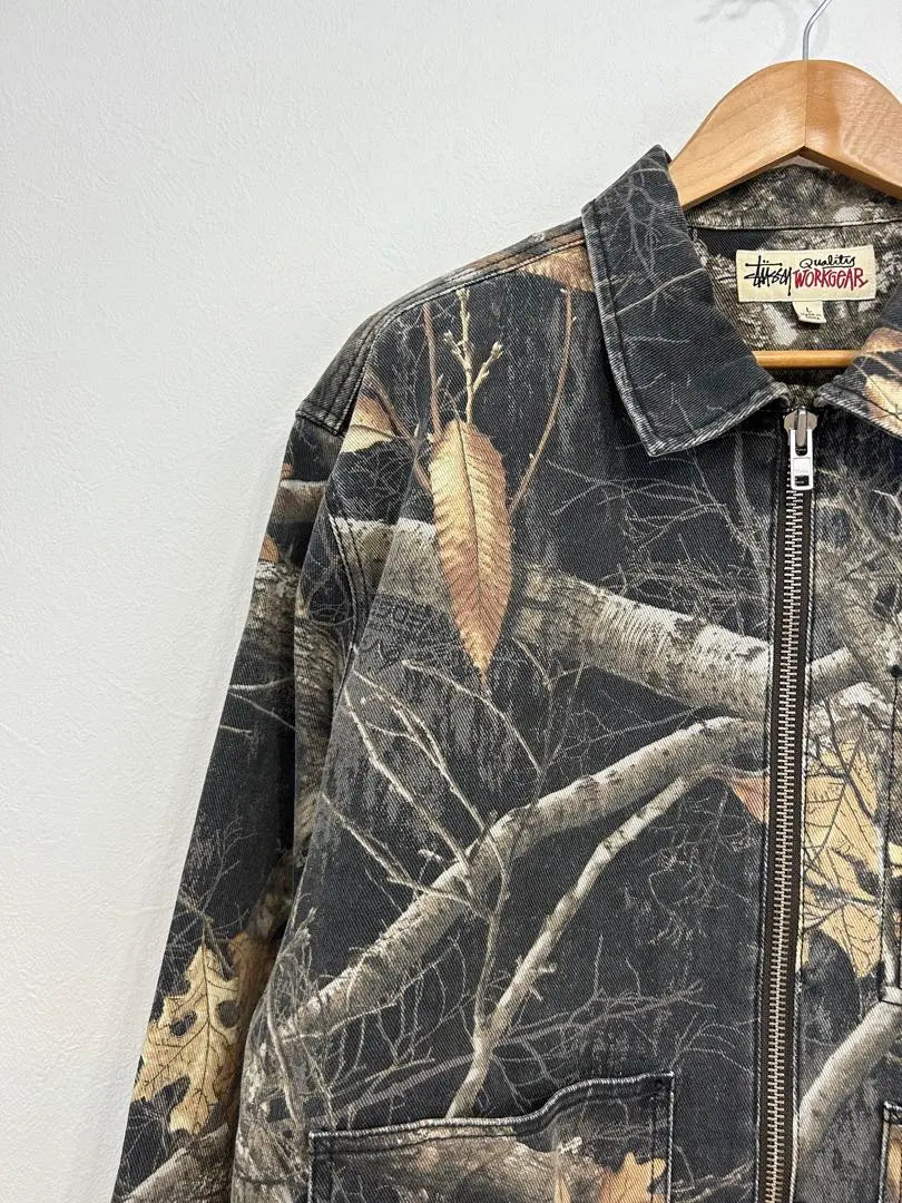 ★ Stussy Steese Real Tree Camouflage Work Denim Jacket | ★ STUSSY ステューシー　リアルツリー　カモフラ　ワークデニム　ジャケット