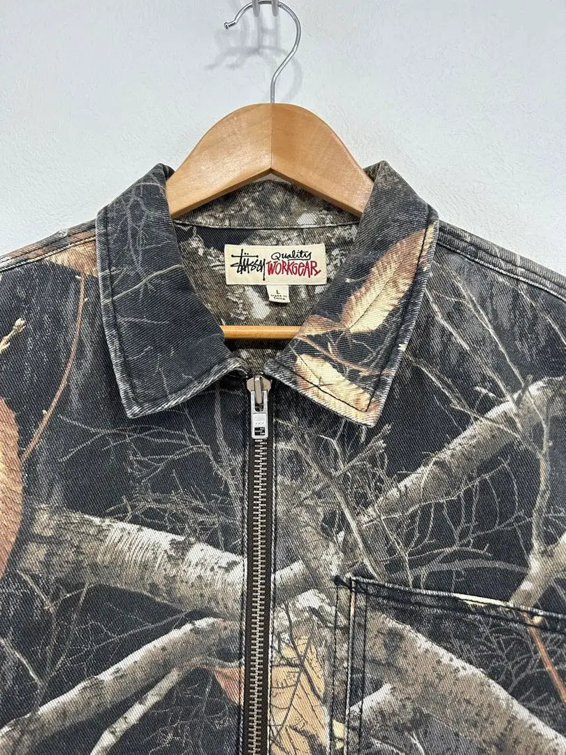 ★ Stussy Steese Real Tree Camouflage Work Denim Jacket | ★ STUSSY ステューシー　リアルツリー　カモフラ　ワークデニム　ジャケット