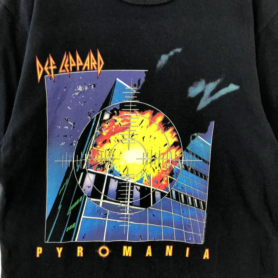 2312 Def Leppard Van T PYRO MANIA T -shirt | 2312 DEF LEPPARD バンT PYRO MANIA　Tシャツ