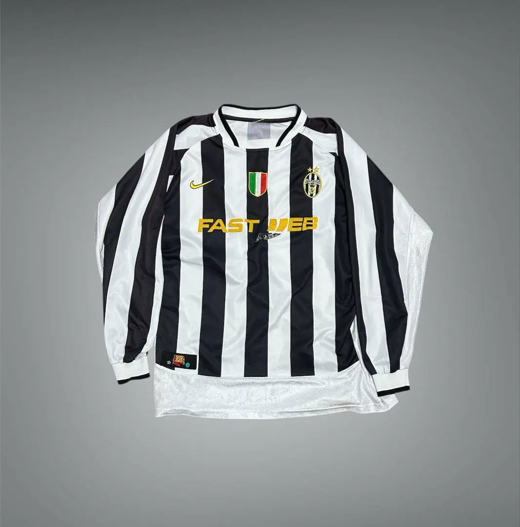 90s 00s Juventus Long Sleeve Uniform Shirt Nike