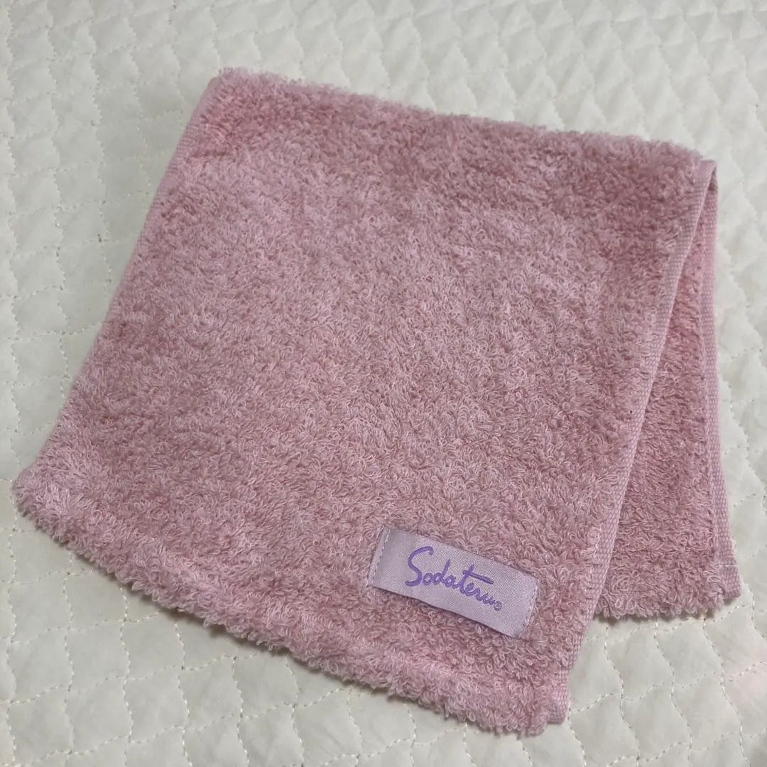 Sodatenu Face Towel Set of 2 Pink White White Growing Towel