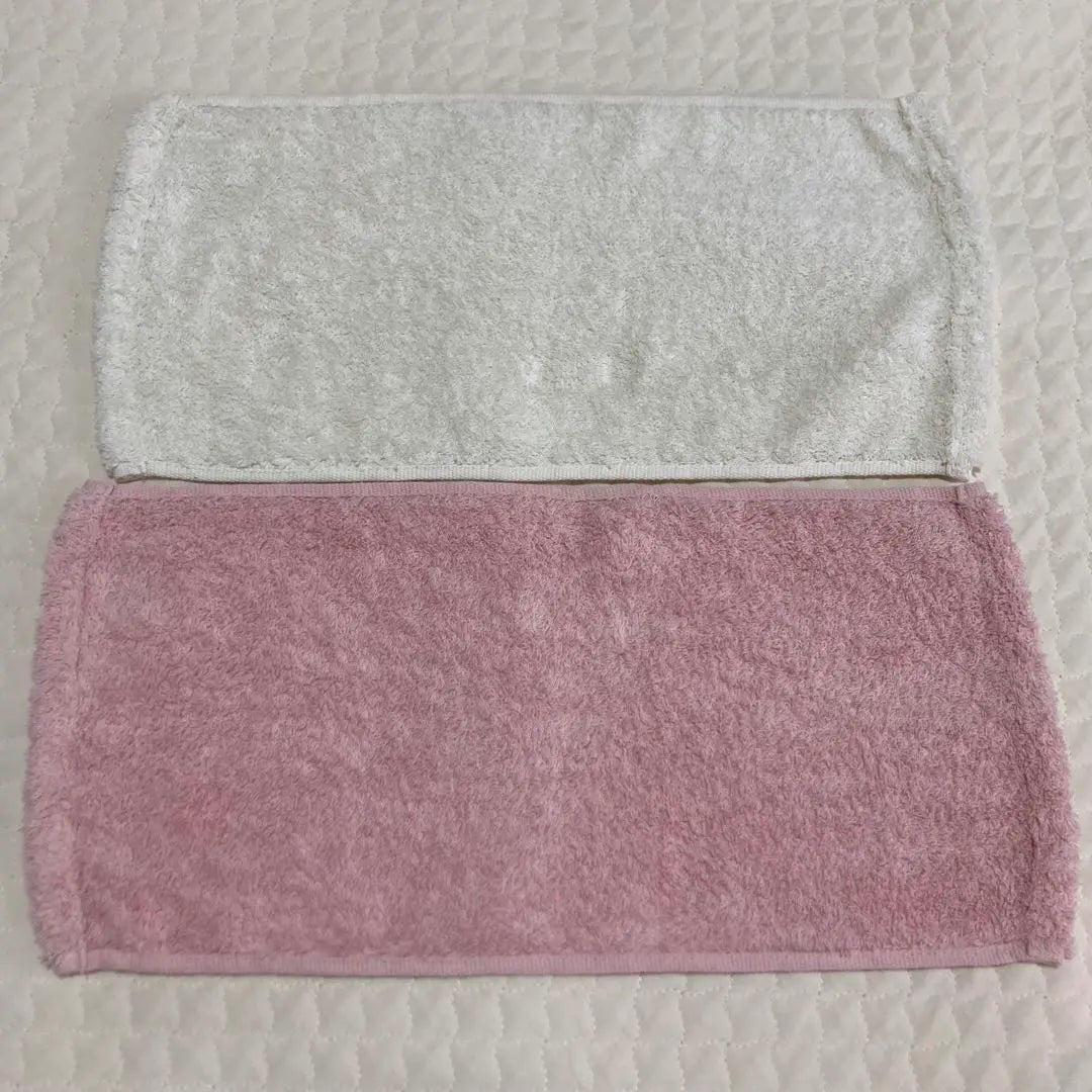 Sodatenu Face Towel Set of 2 Pink White White Growing Towel