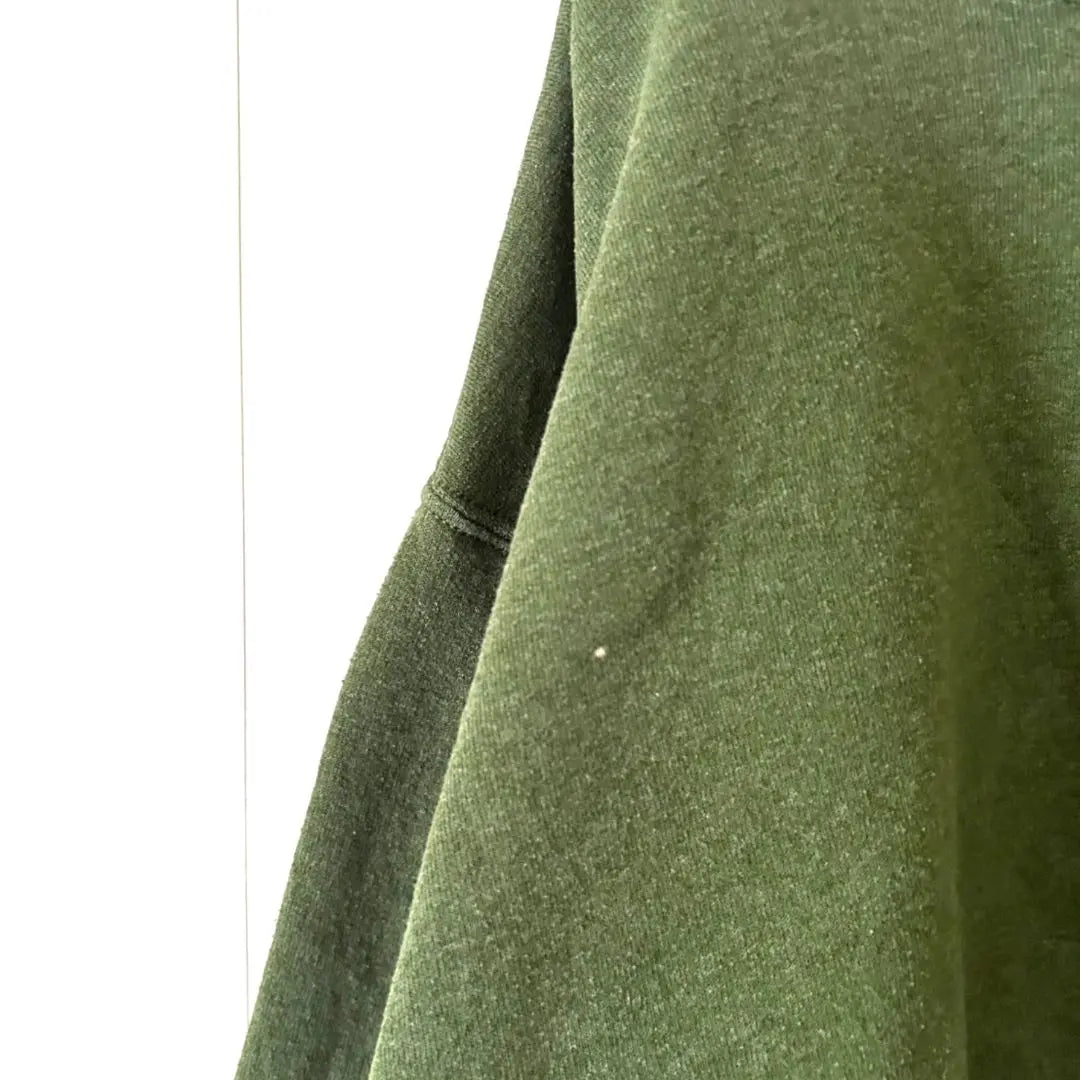 Fruit of the Room Plain Plain Sweatshirt L Green Green Vintage Sweatshirt