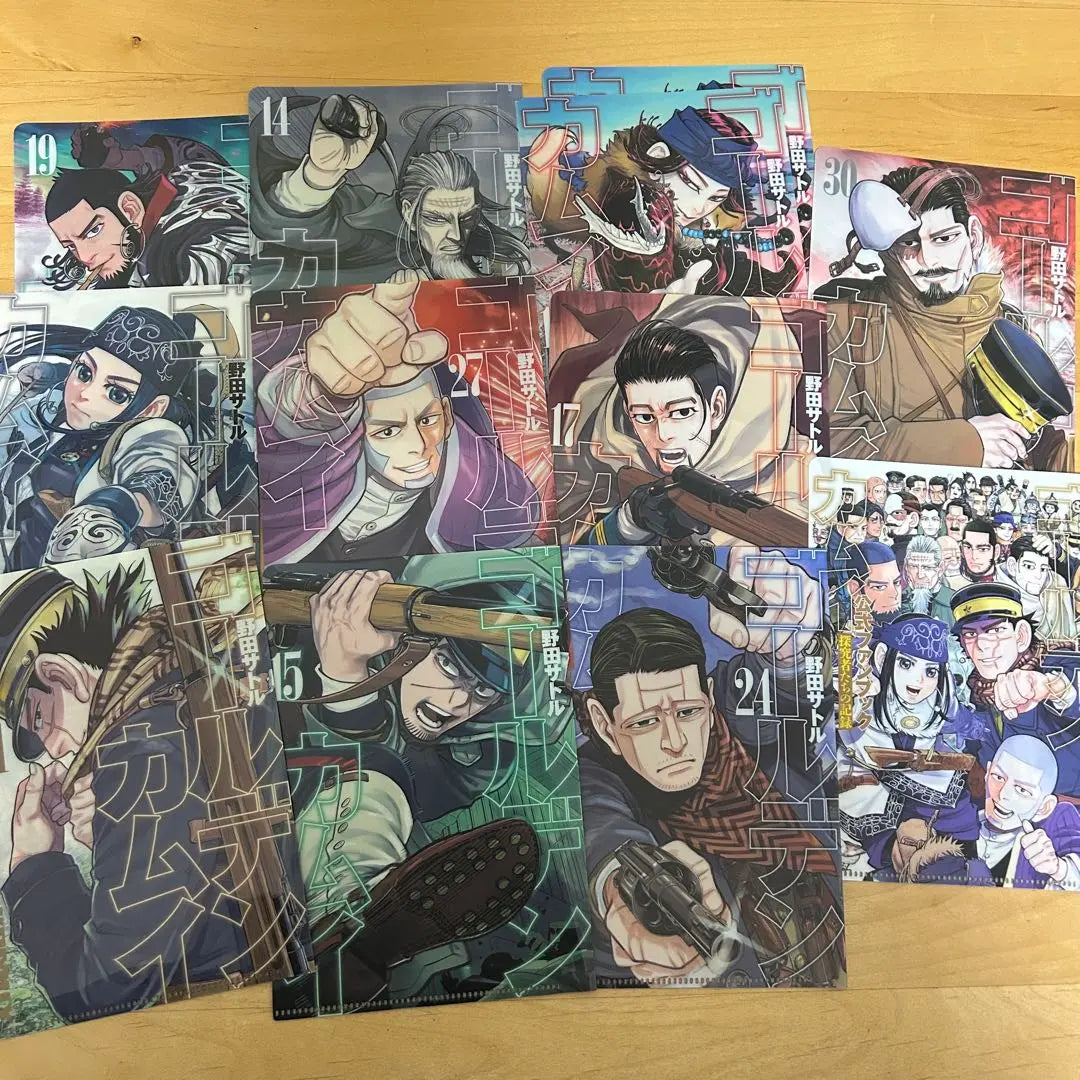 Golden Kamuy YJC pattern clear file, 12 pieces sold