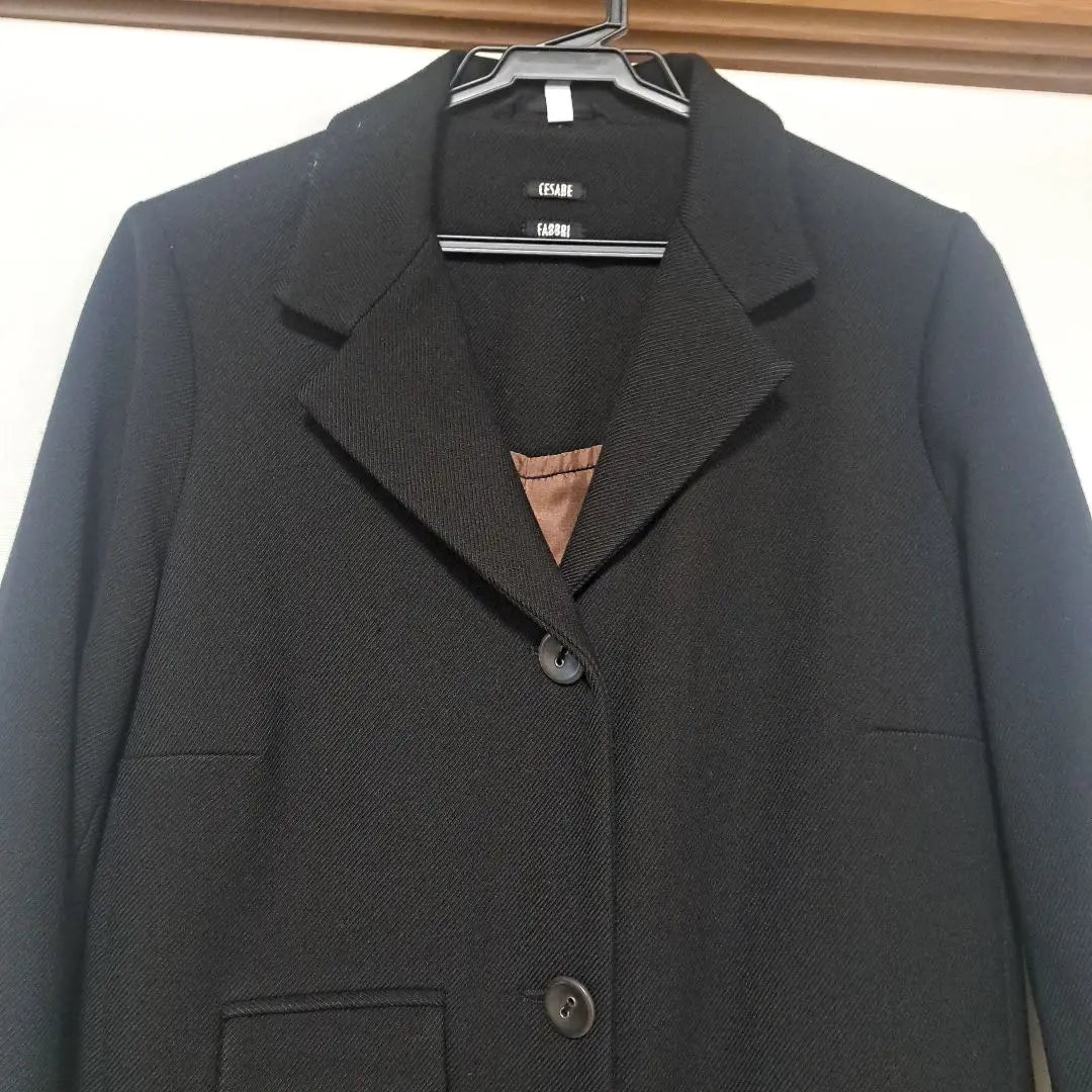 CESABE FABBRI Black Long Coat