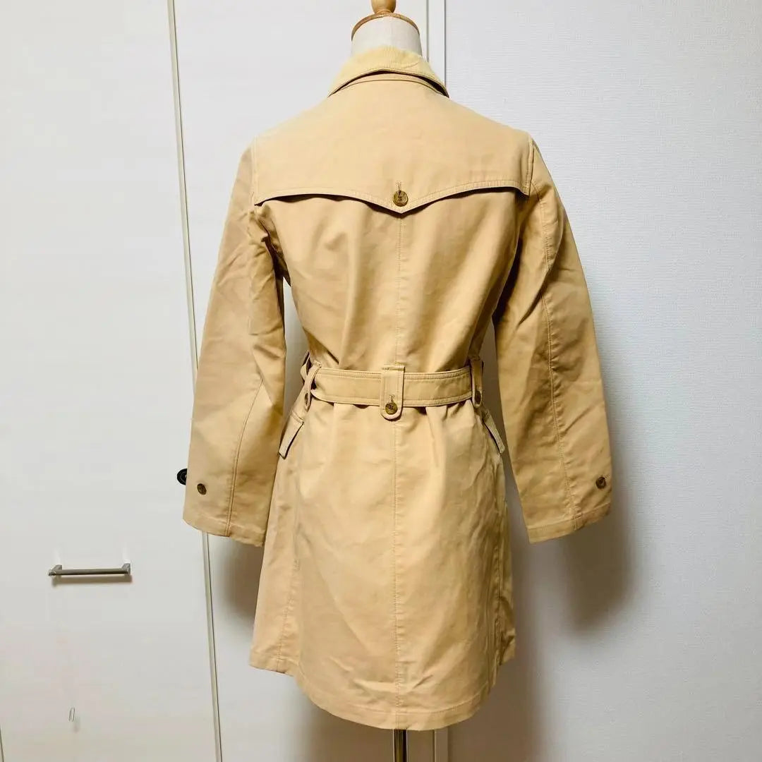 Rare blank blue minuy Chester coat half length beige F