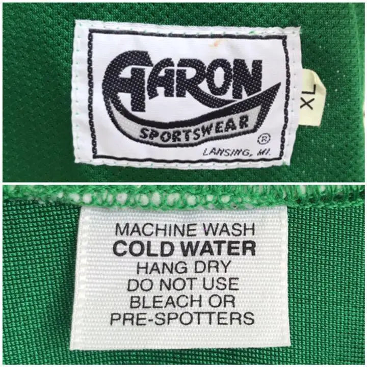 [Rare Color] GARON☆Game Shirt Short Sleeve Shirt XL Michigan Green J65