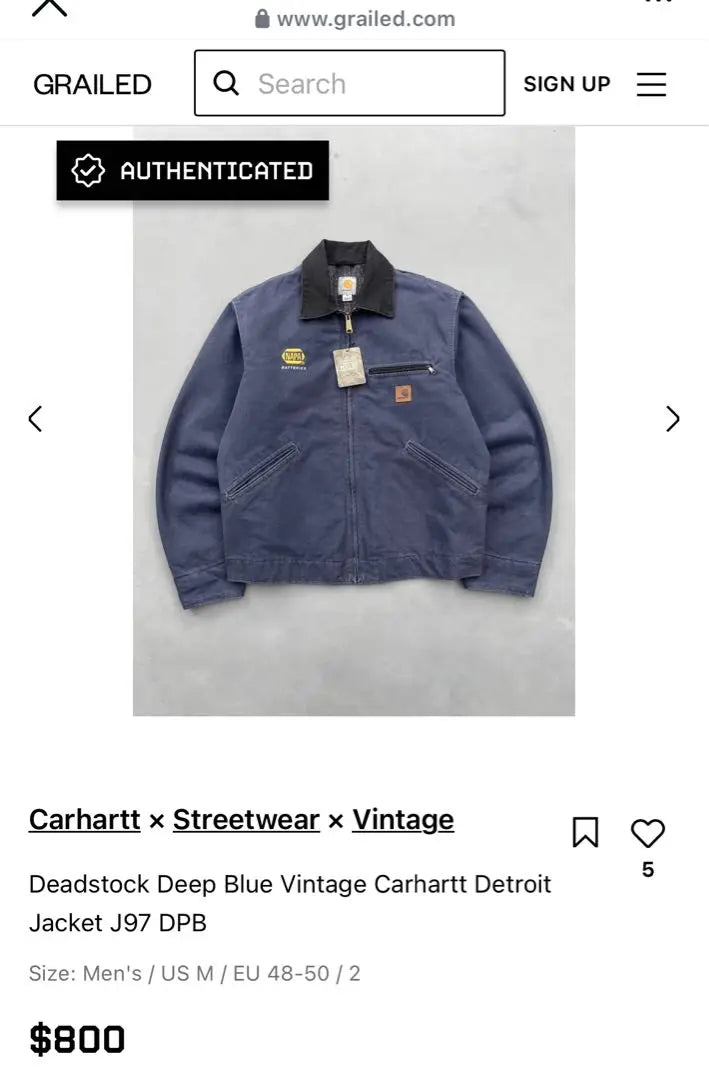 Super special! ! 90s Carhartt Detroit Jacket XL Made in USA