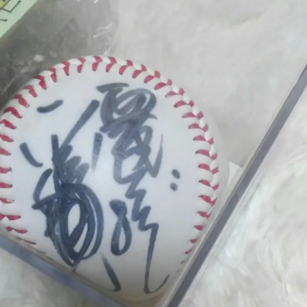 2004 Seibu Lions Hirao 8 autographed ball