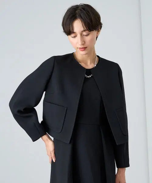 ANAYI Anai Light Double Cross No Color Jacket Salopette | ANAYI アナイ ライトダブルクロスノーカラー ジャケット サロペット