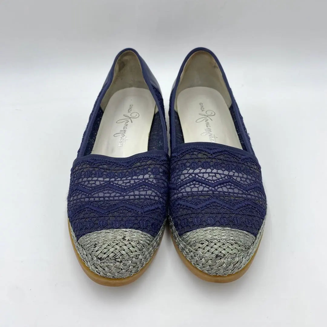 "GINZA Kanematsu" (23 D) Flat Shoes Lace Sandals