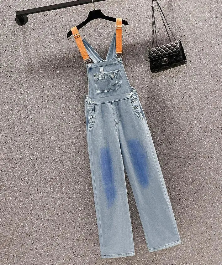 Large size Women's overalls Overalls Denim Pants New | 大きいサイズ レディース　オーバーオール　サロペット　デニム　パンツ　 新品