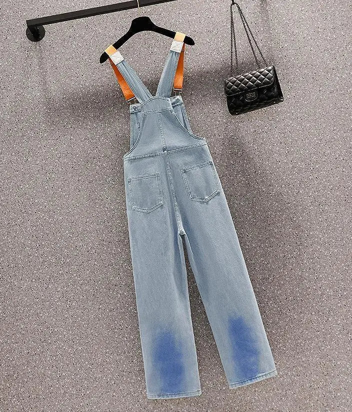 Large size Women's overalls Overalls Denim Pants New | 大きいサイズ レディース　オーバーオール　サロペット　デニム　パンツ　 新品