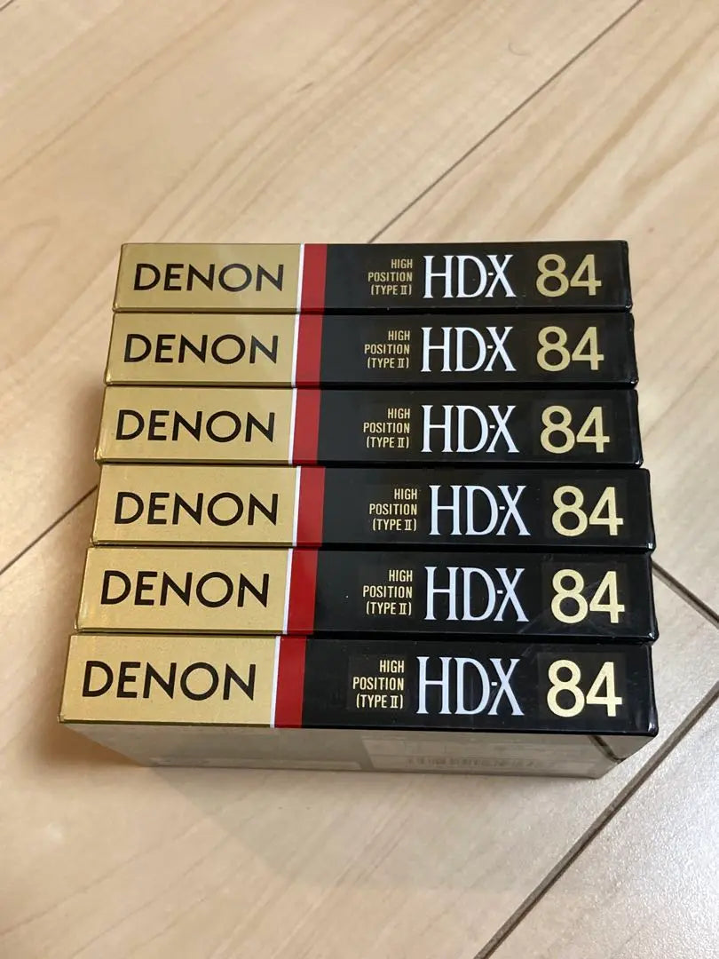 DENON cassette tape HD-X 84 minutes x 6