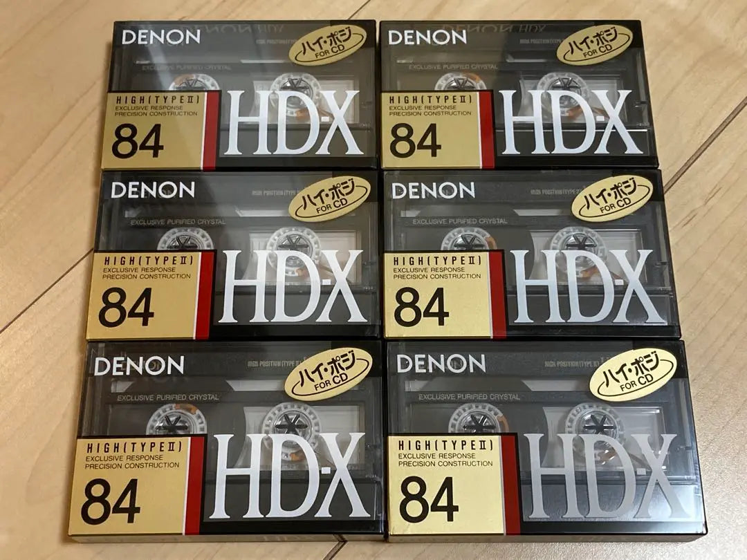 Cinta de casete DENON HD-X 84 minutos x 6