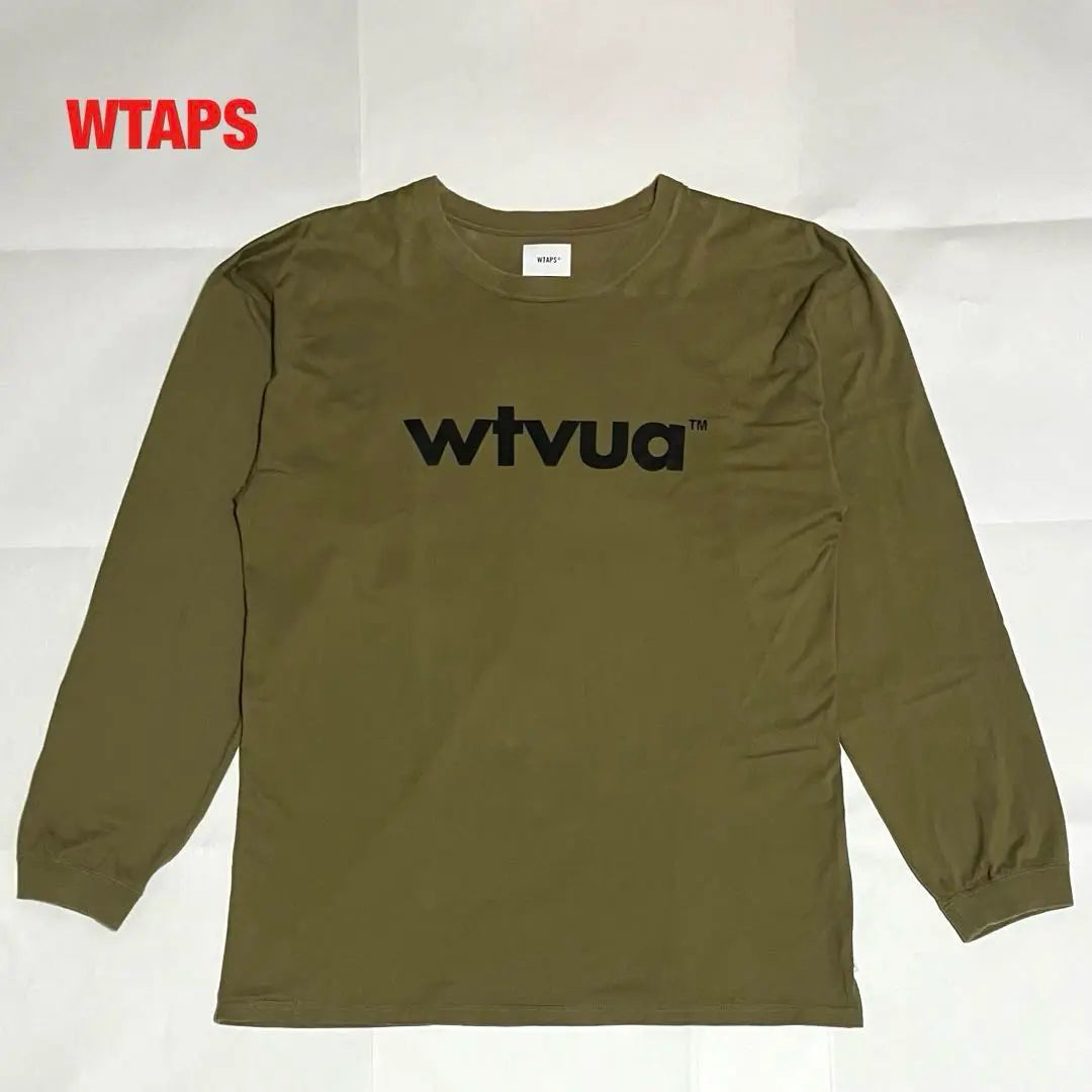 [Popular] Camiseta WTAPS Double Taps de gran tamaño con estampado de doble cara