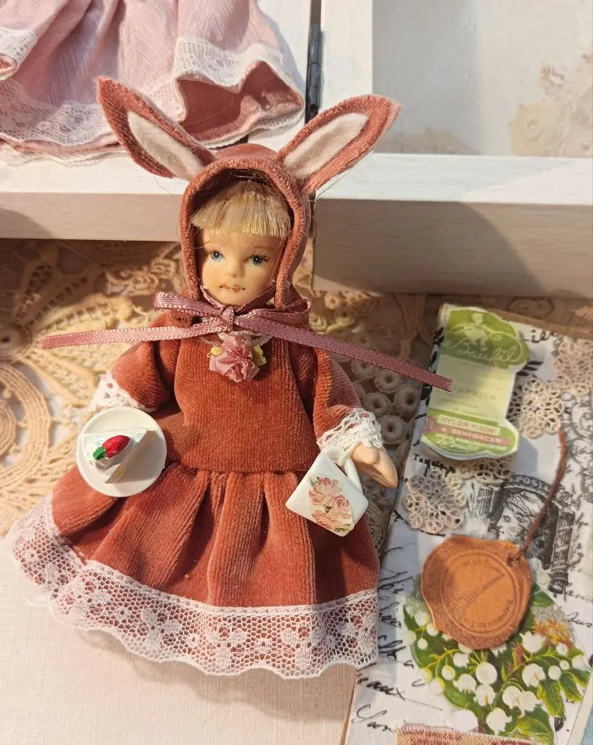 Mino Net Bisque Doll Presentation Handmade with wearing | お着がえ付　ミニョネット　ビスクドール　プレゼンテーション　Handmade