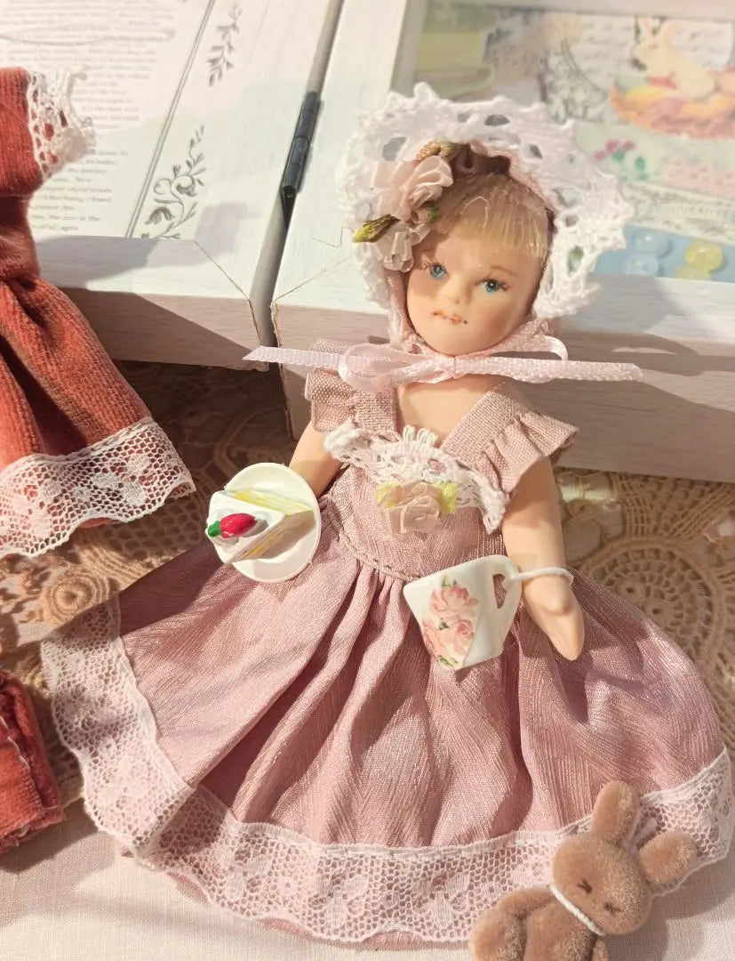 Mino Net Bisque Doll Presentation Handmade with wearing | お着がえ付　ミニョネット　ビスクドール　プレゼンテーション　Handmade