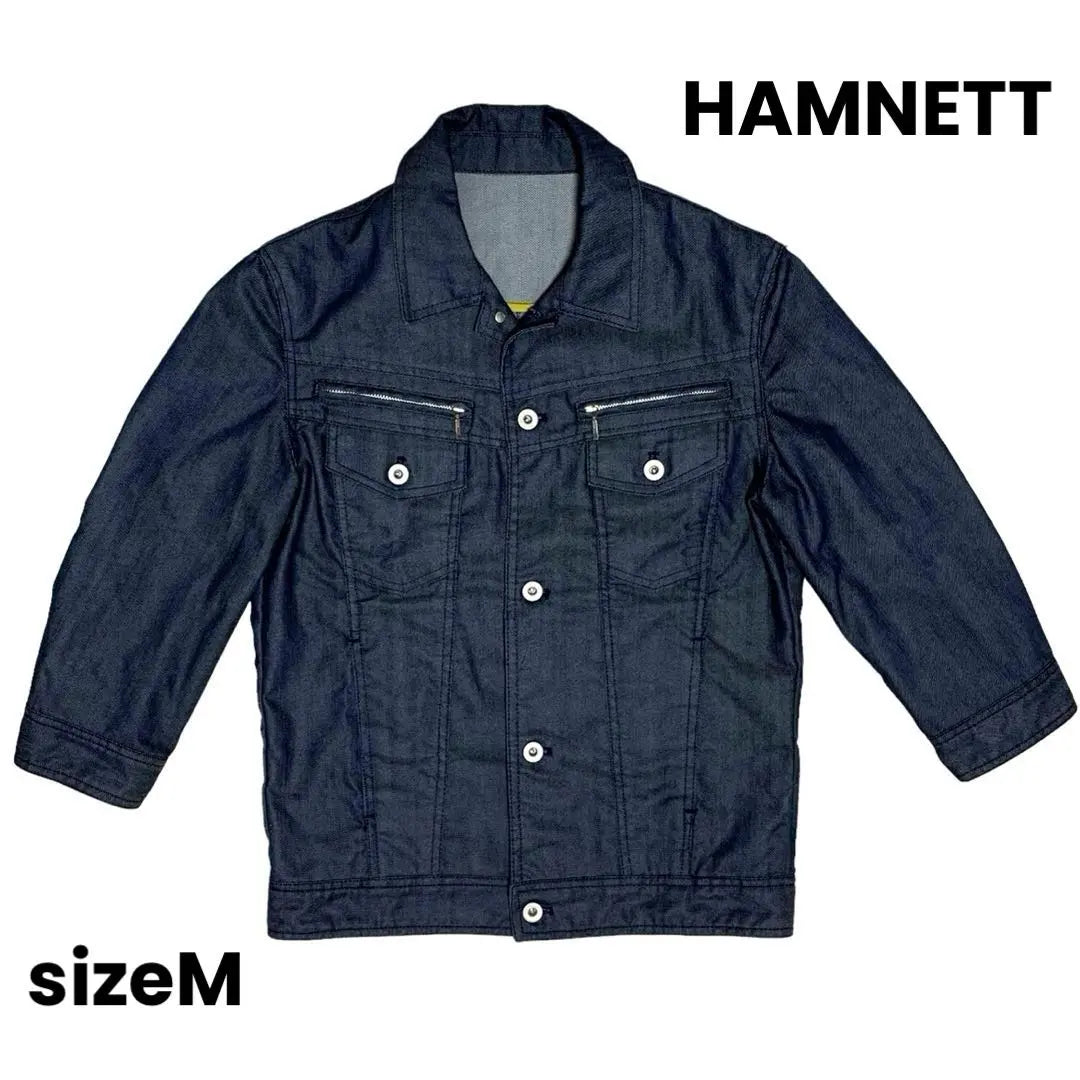 HAMNETT hamnet blouson jacket 3/4 sleeve M size