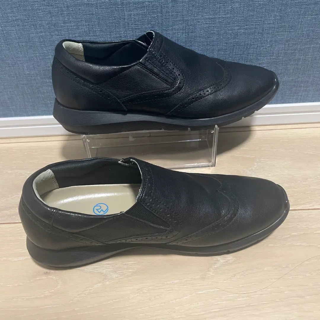 Legal Walker Walking Shoes Black Sneakers 24.5