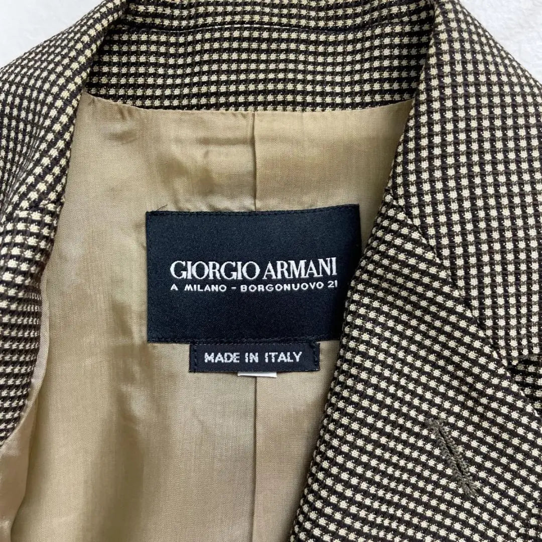 Beauty Giorgio Armani Tailored Jacket Brown Size 36*RC476