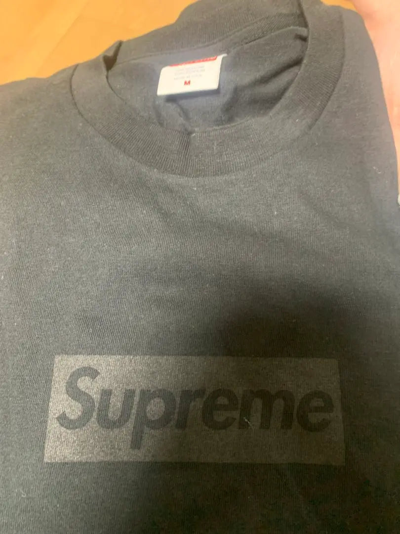 Supreme Tonal Box Logo Tee Black M New