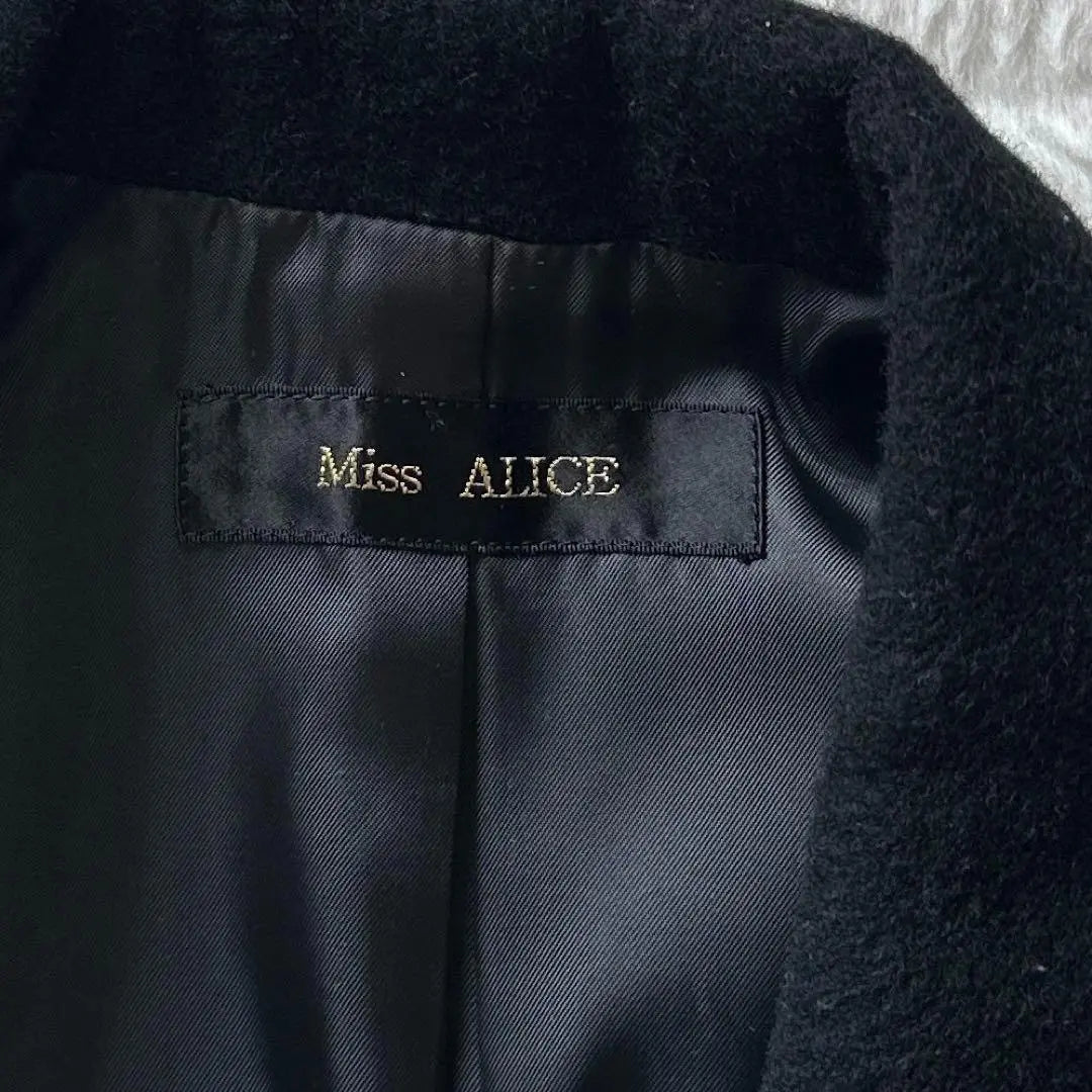 [Miss Alice] Gabardina 《2》 Prenda larga de invierno de lana de cachemira para mujer adulta