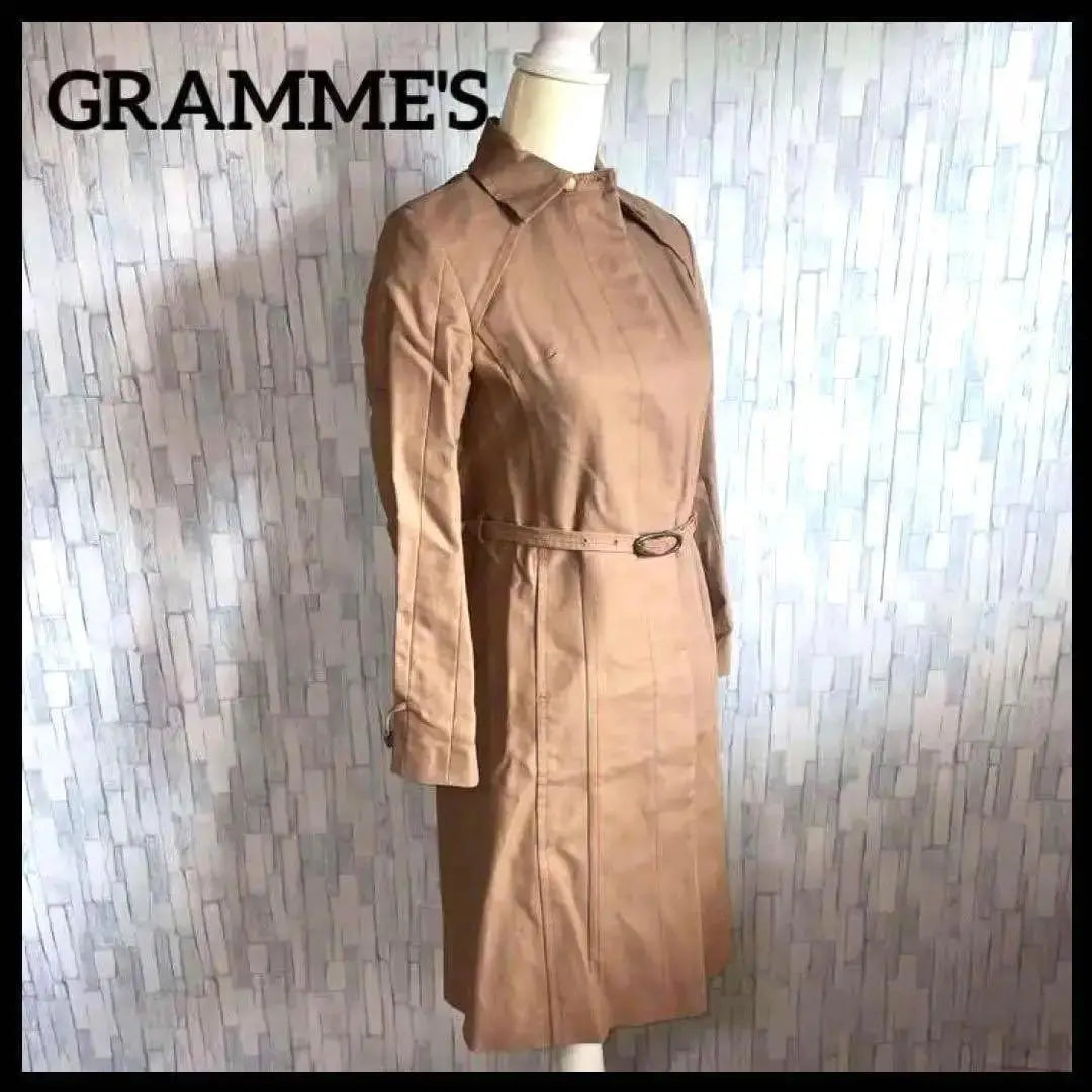 ☆Used clothing☆ GRAMME'S GRAMME'S Coat Border Orange Navy Good condition