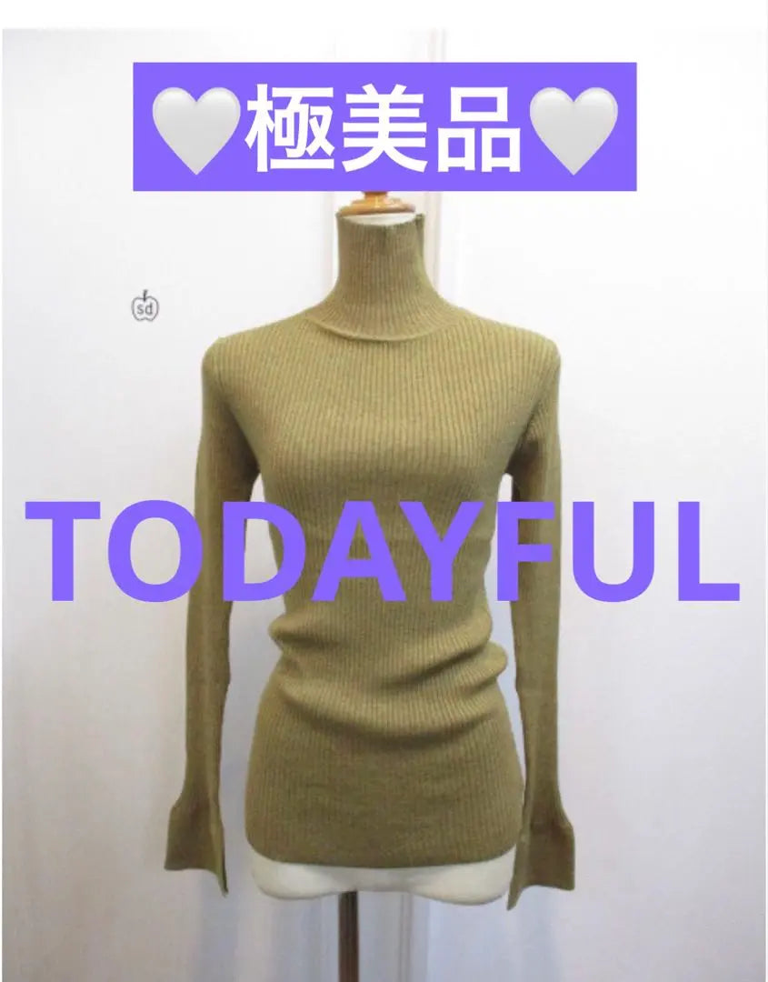 ☆Sold out popular item☆♡Extremely beautiful ♡TODAYFUL rib knit