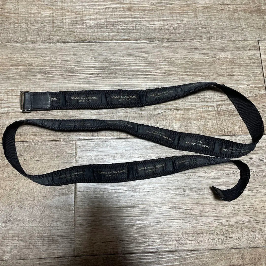 COMME des GARCONS HOMME PLUS logo belt