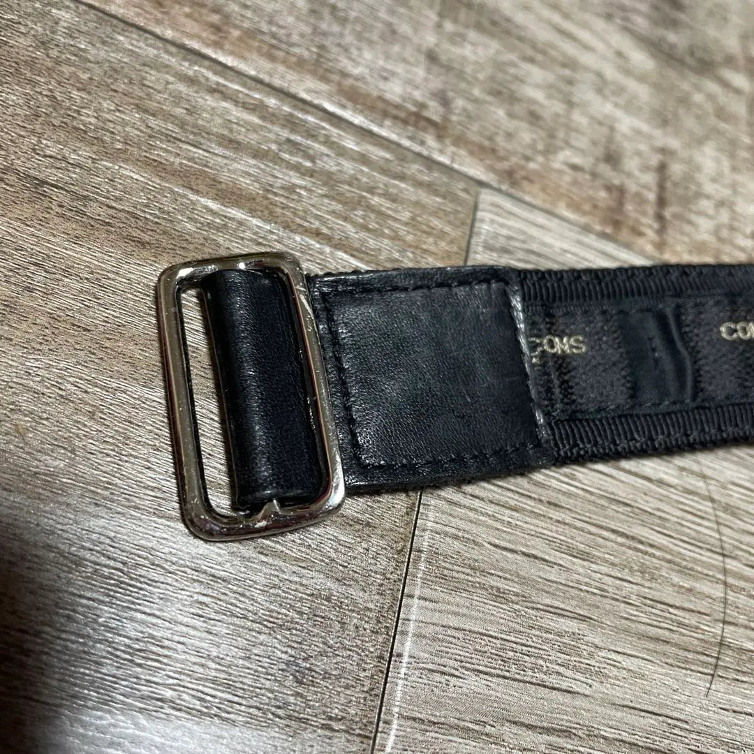 COMME des GARCONS HOMME PLUS logo belt