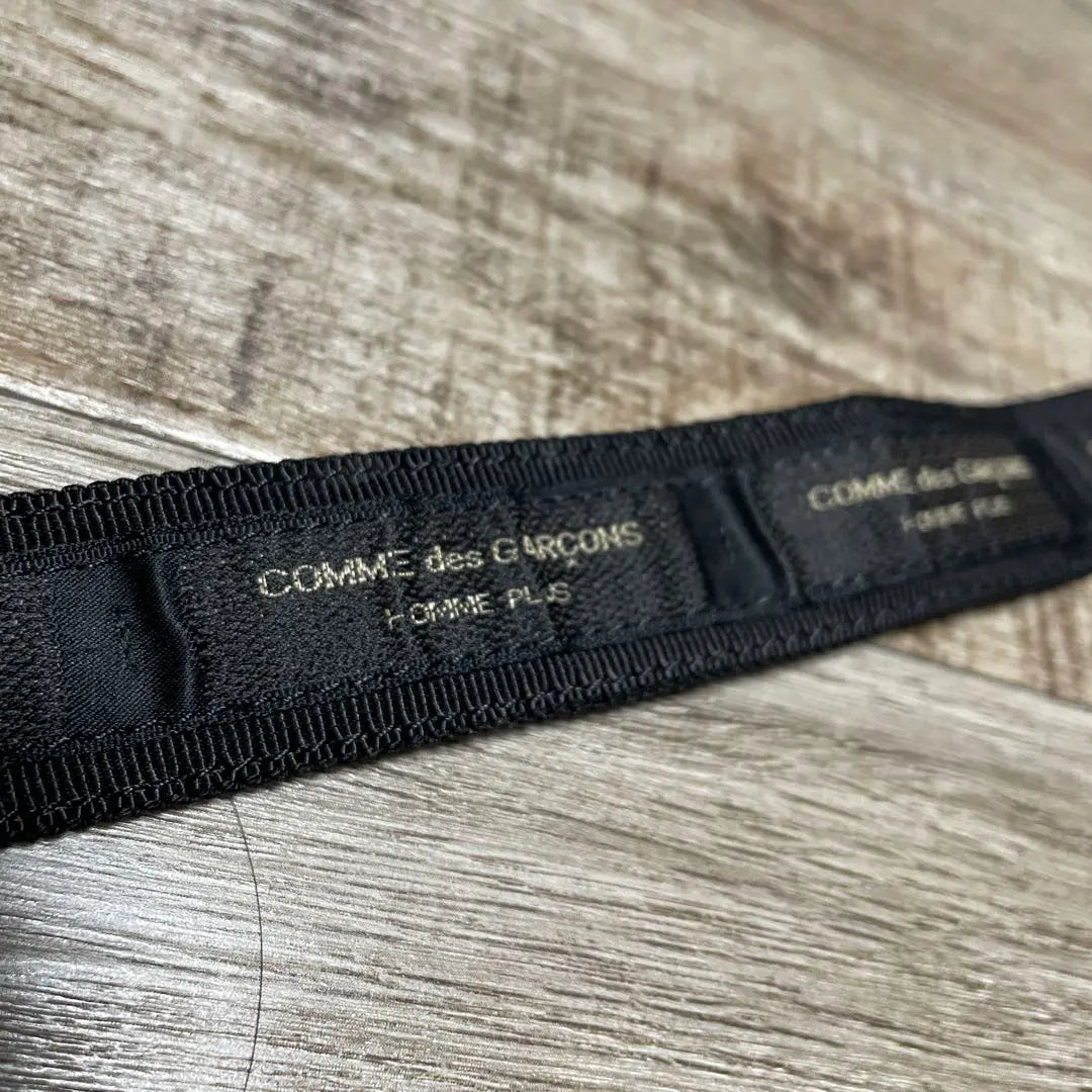 COMME des GARCONS HOMME PLUS logo belt