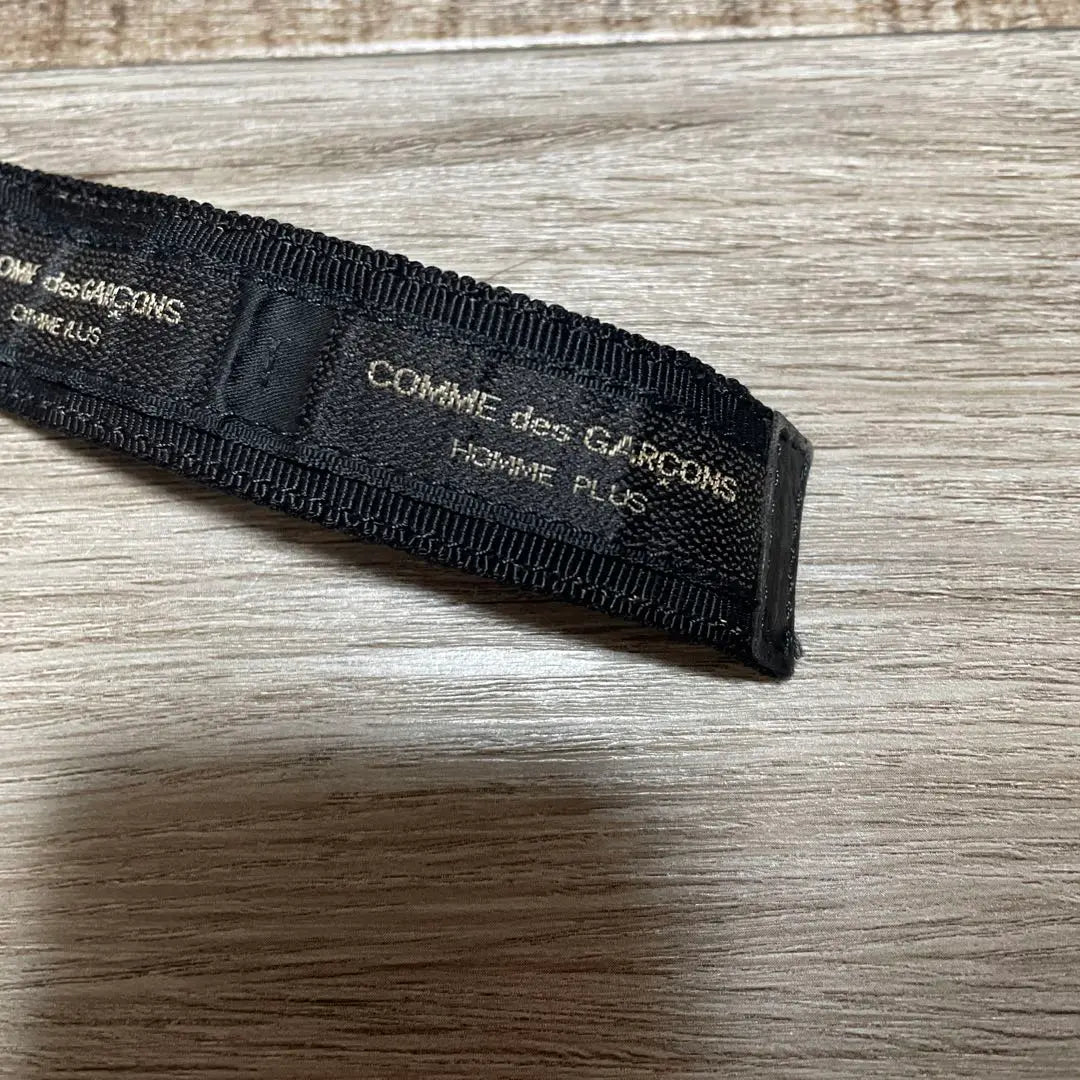 COMME des GARCONS HOMME PLUS logo belt