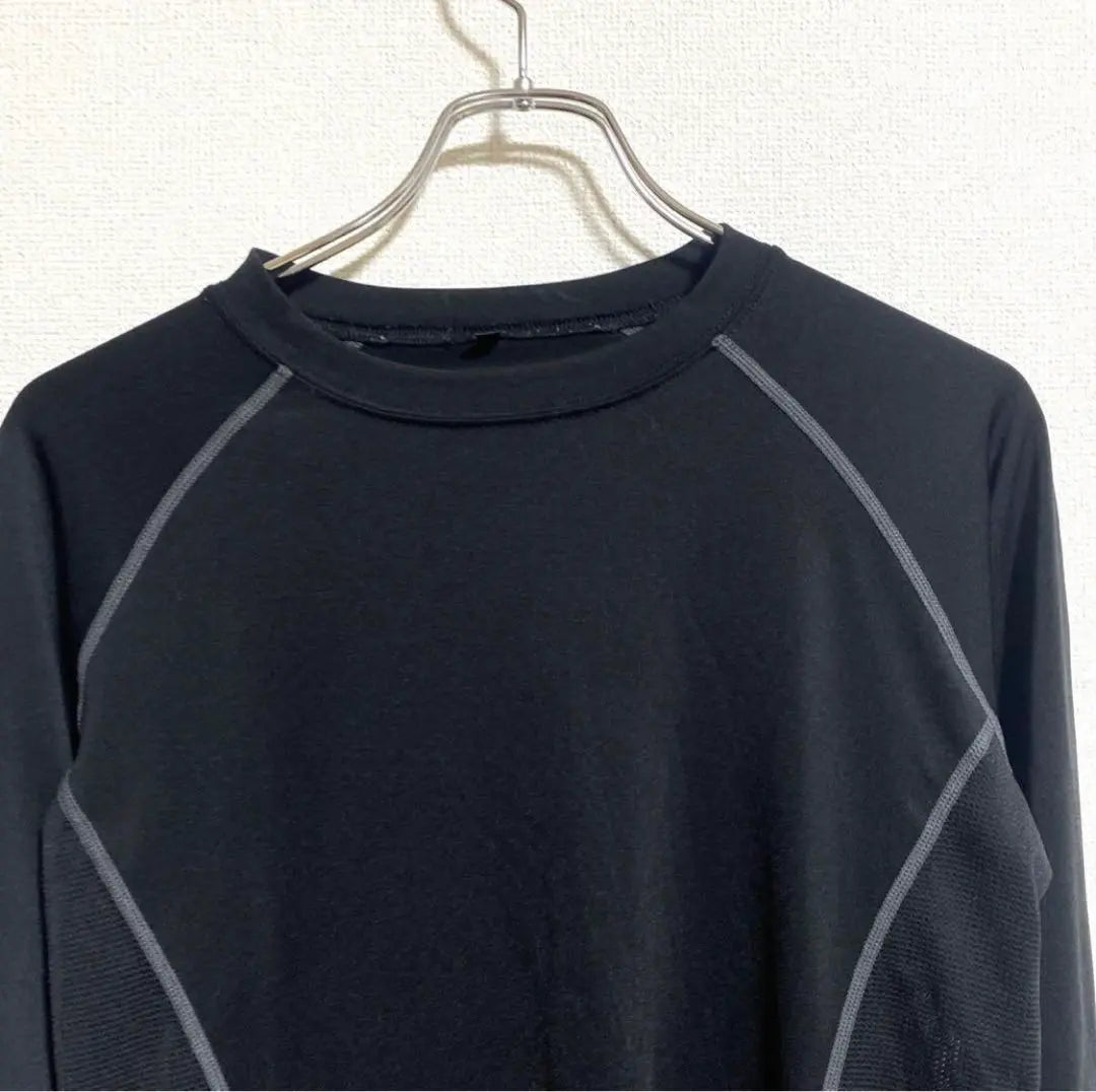 Sportswear, long sleeve shirt, sports innerwear, raglan sleeve, oversized