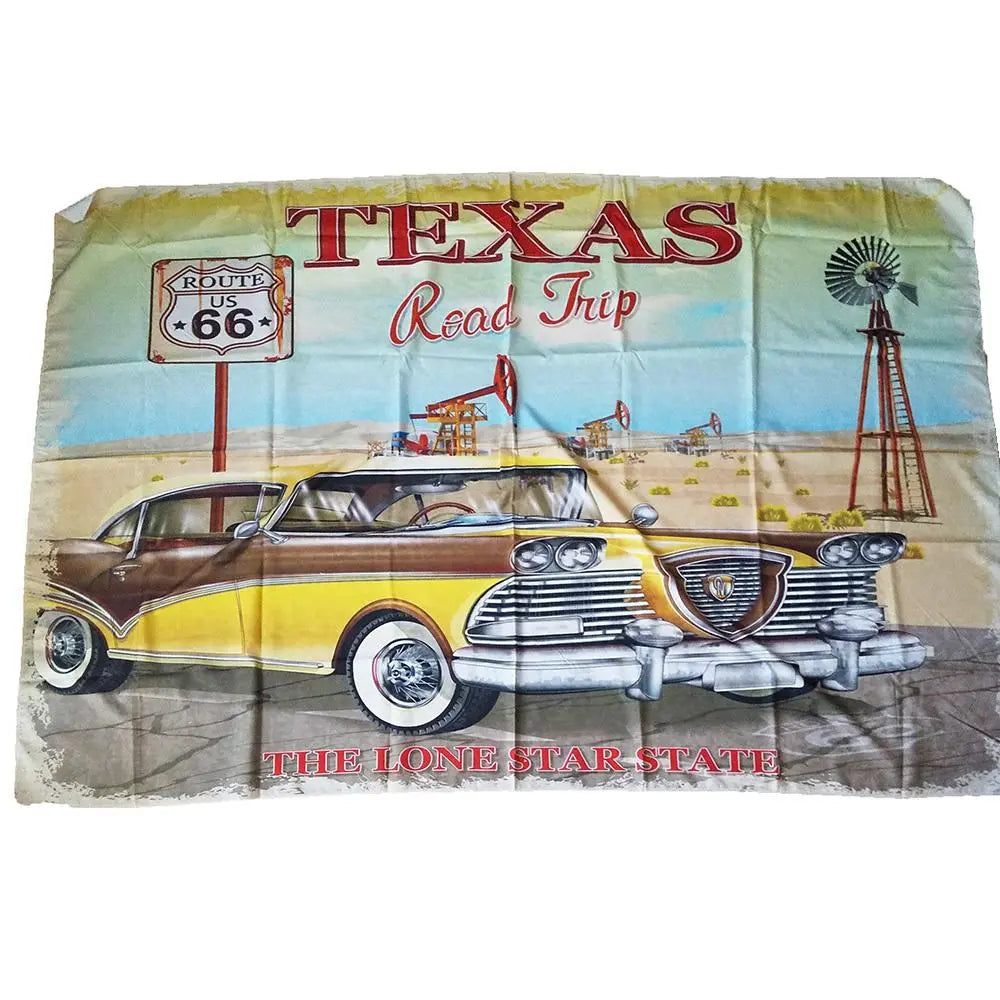 Route66 American Big Tapestry Garage Flag 150cm 10