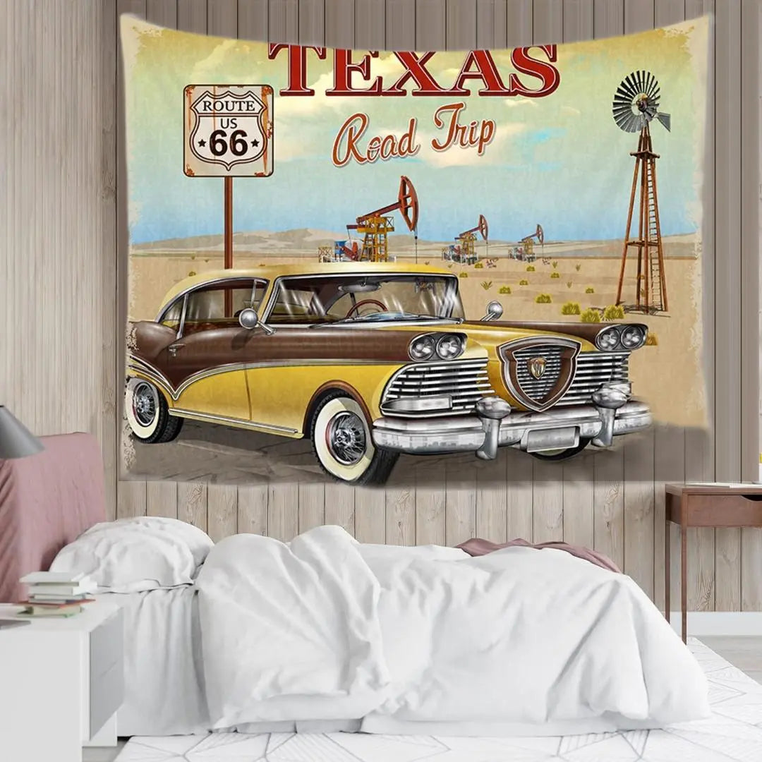 Route66 American Big Tapestry Garage Flag 150cm 10