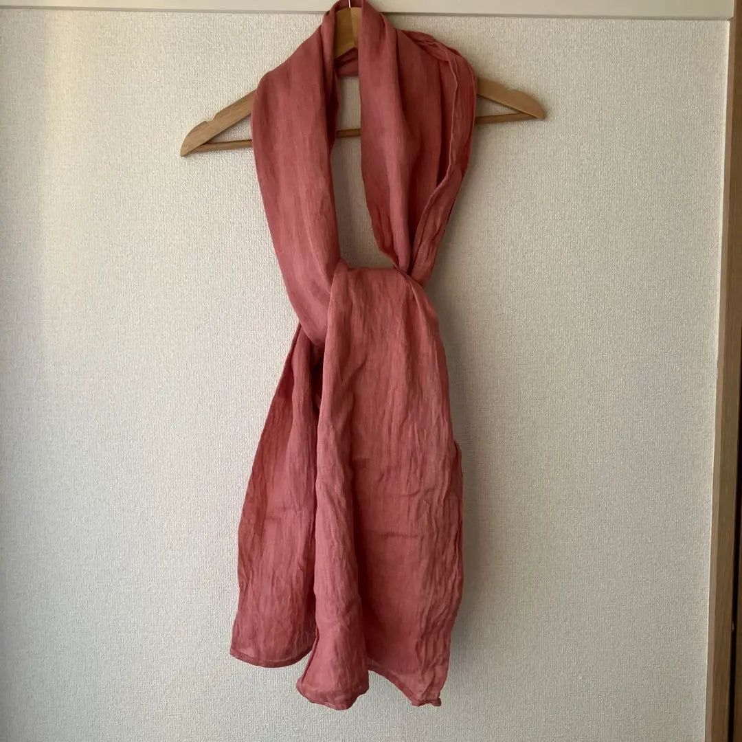 Linenfox Linen Fox Pink Large Scarf