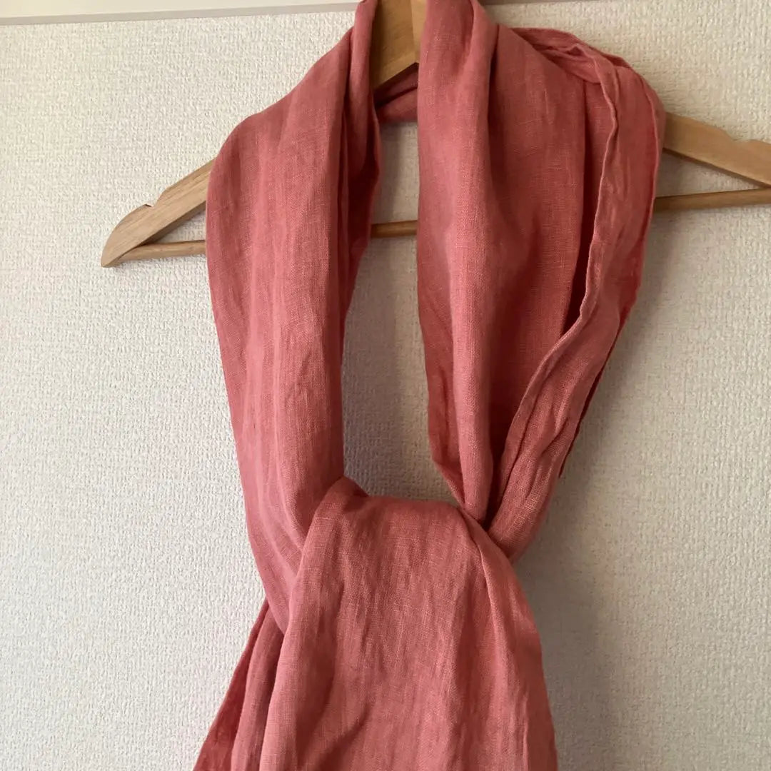 Linenfox Linen Fox Pink Large Scarf