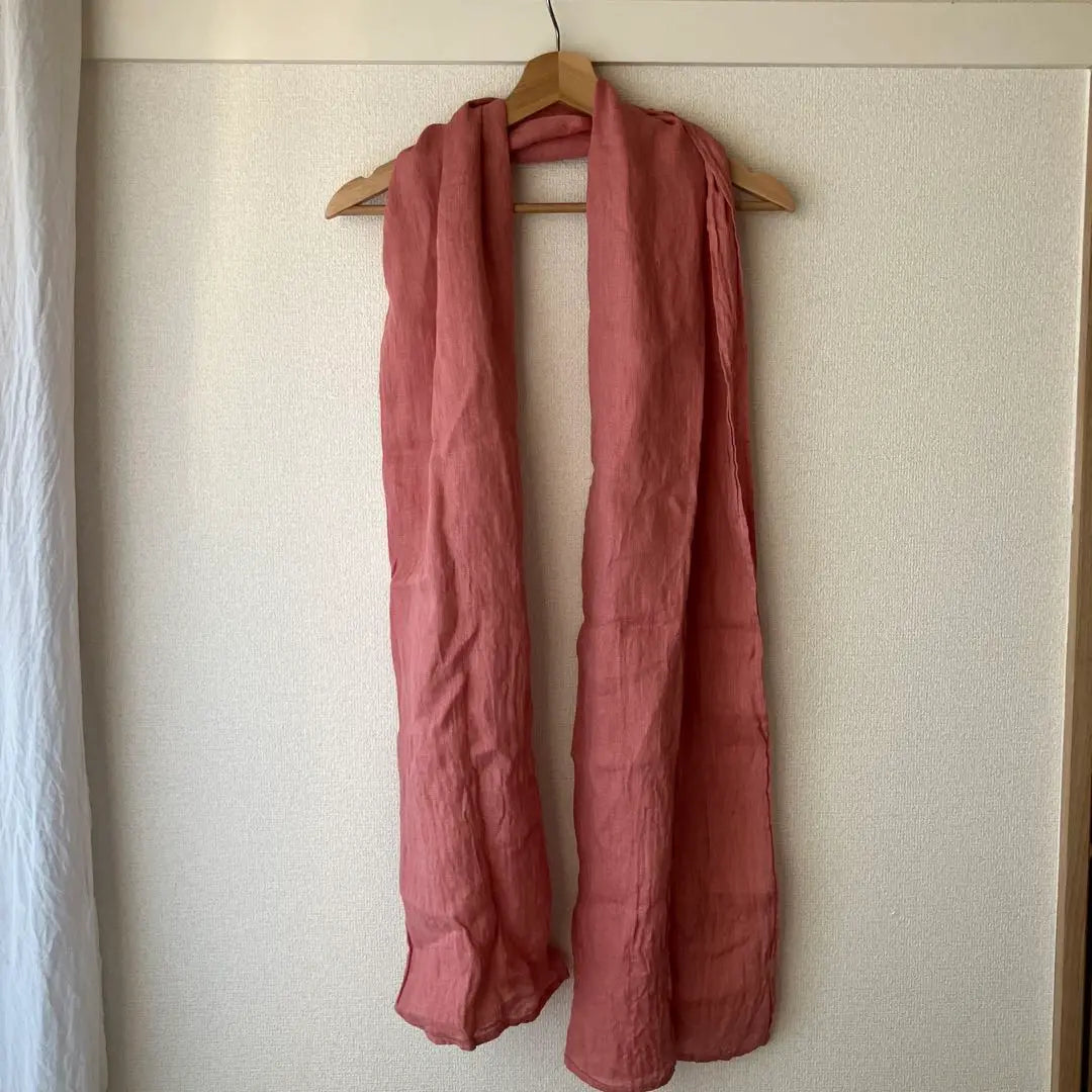 Linenfox Linen Fox Pink Large Scarf