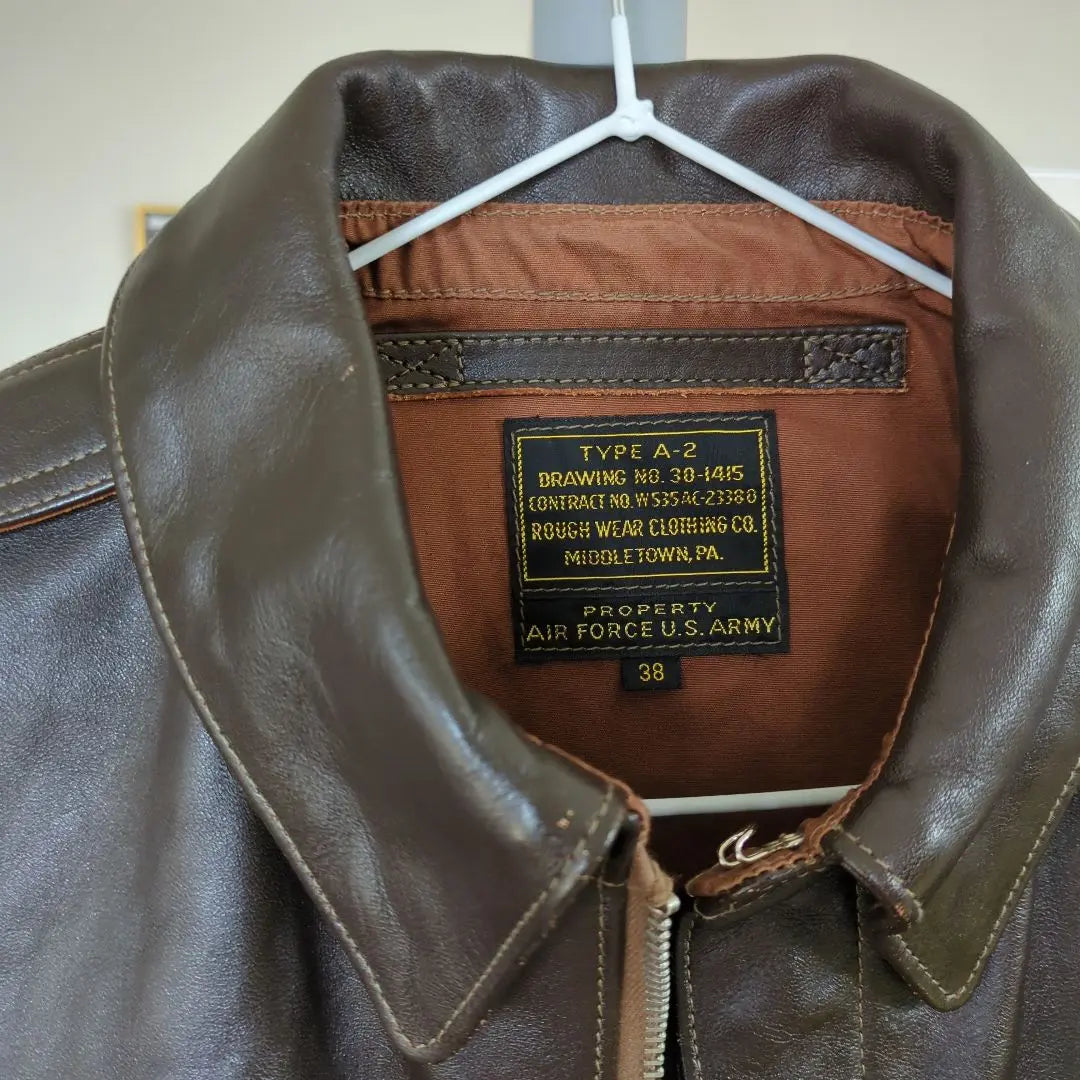 THE REAL MCOY'S Rogue Wear A-2 Leather Jacket 38