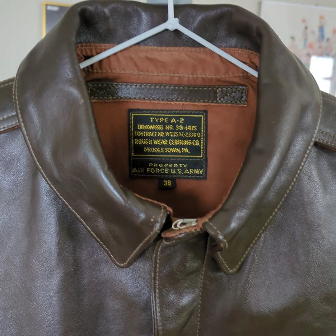 THE REAL MCOY'S Rogue Wear A-2 Leather Jacket 38