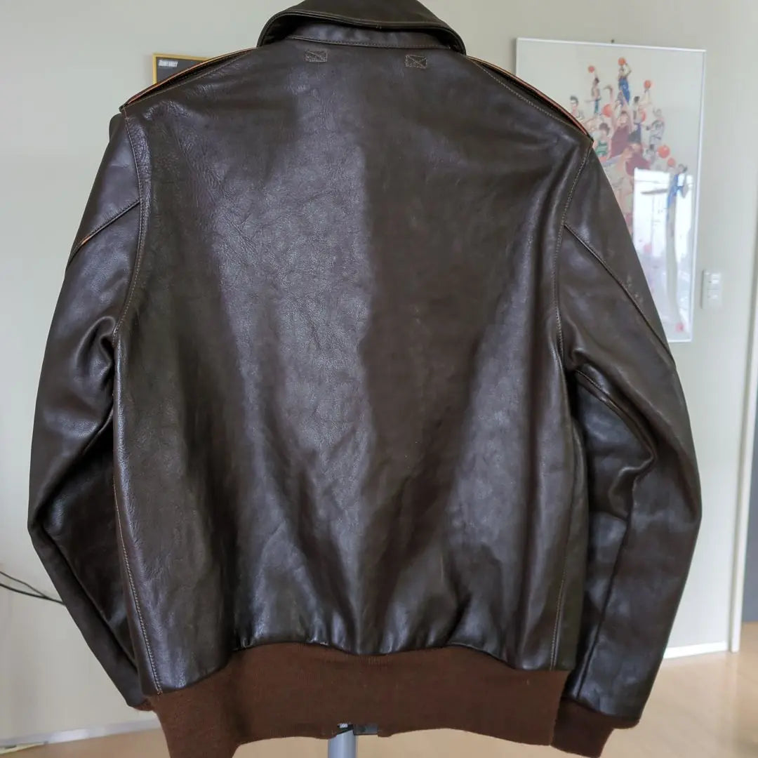 THE REAL MCOY'S Rogue Wear A-2 Leather Jacket 38