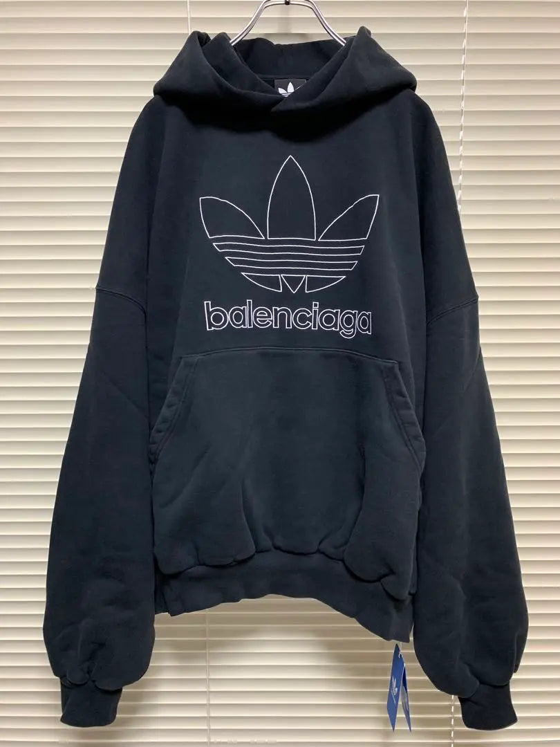 Nuevo "BALENCIAGA x adidas" Sudadera con capucha extragrande 1 | 新品《 BALENCIAGA × ADIDAS 》オーバーサイズ フーディ 1