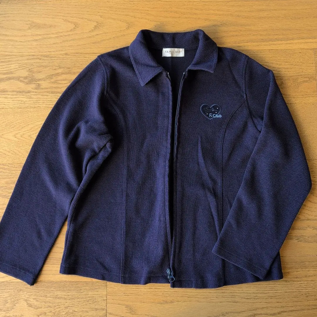 Familia Navy Navy Jacket Jumper Cardigan Jacket 140