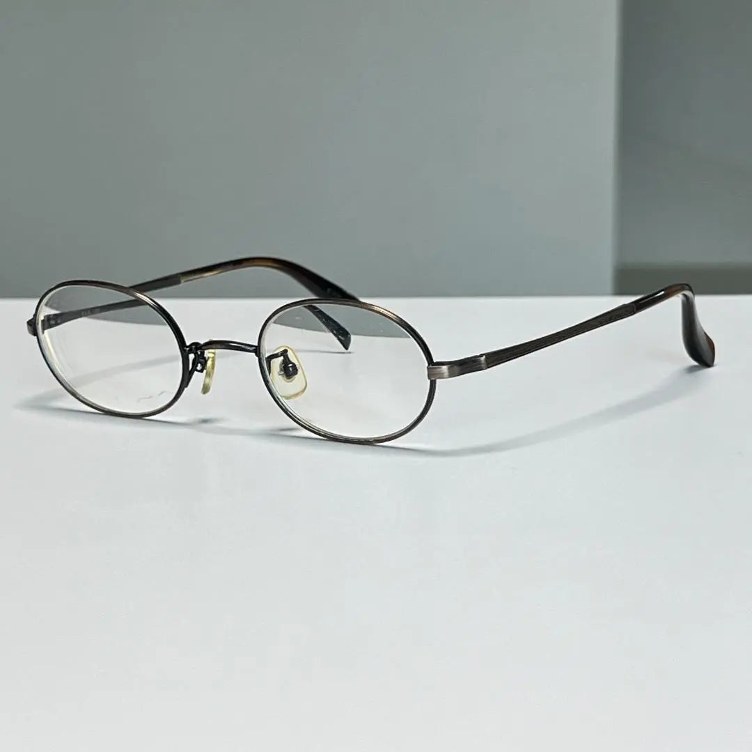 Toshikatsu 704 704 Sabae glasses Titanium oval glasses