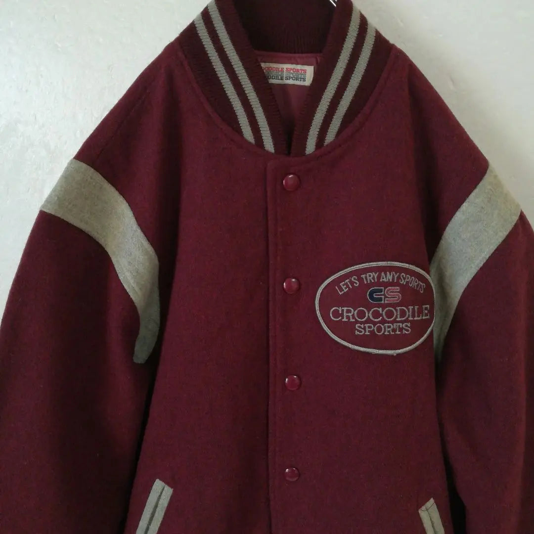 CROCODILE stadium jacket for men, size L, made in Japan